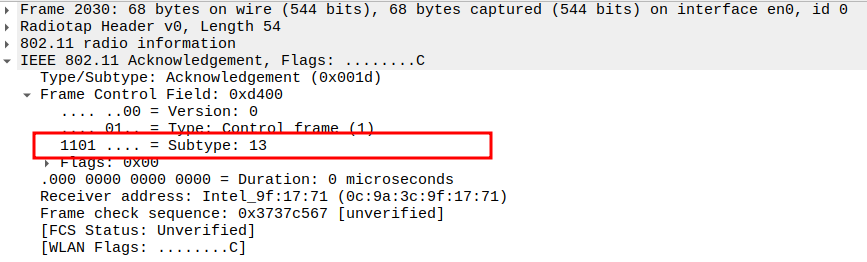 ACK subtype after Message 3