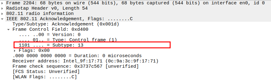 ACK subtype after Message 3