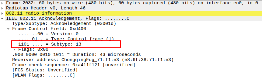 ACK subtype after Message 4